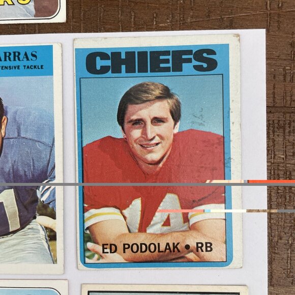 Vintage Sports Cards Random Lot Of 10 1950’s 60’s 70’s - Picture 5 of 12